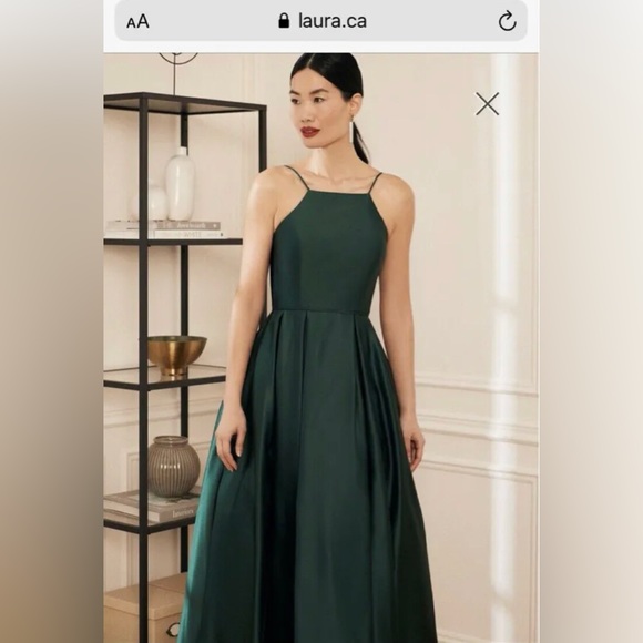 Royal Blue Satin dress - Picture 6 of 6